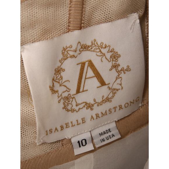 ISABELLE ARMSTRONG Charlotte Sheer Sleeves Ballgown Wedding Dress Bridal Gown 10 - Picture 11 of 11